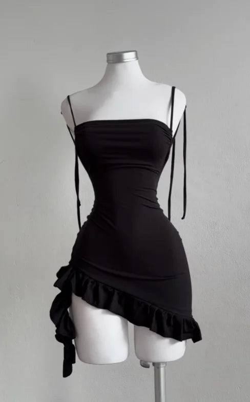 Night Out Lace-Up Hip Skirt