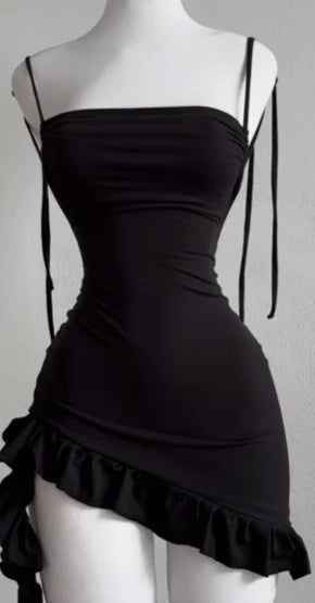 Night Out Lace-Up Hip Skirt