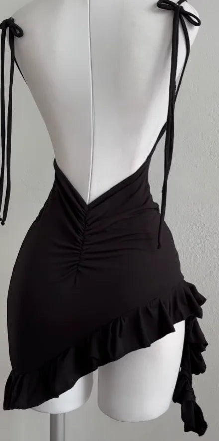 Night Out Lace-Up Hip Skirt